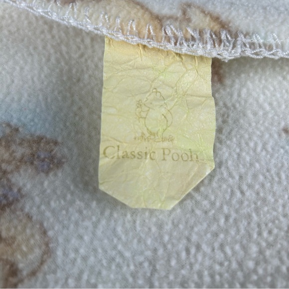 Disney Classic Pooh Fleece Baby Blanket 2006 Winnie The Pooh & Piglet Polyester‎ - Picture 8 of 12
